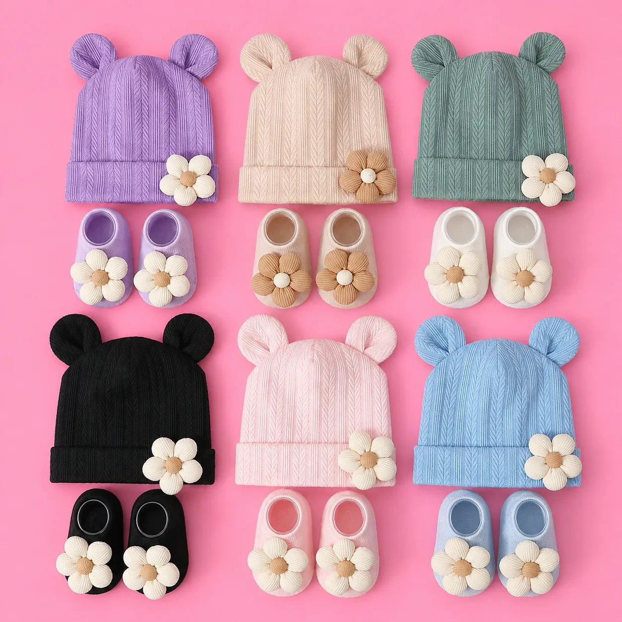 Baby Hat and Socks Set