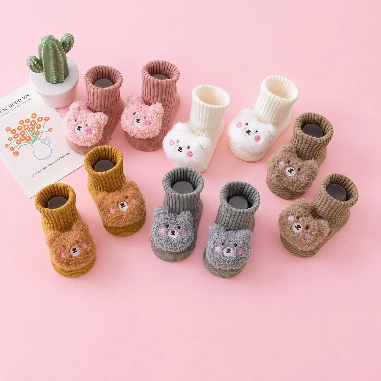 Baby Anti Slip Socks 3d Cartoon Kids